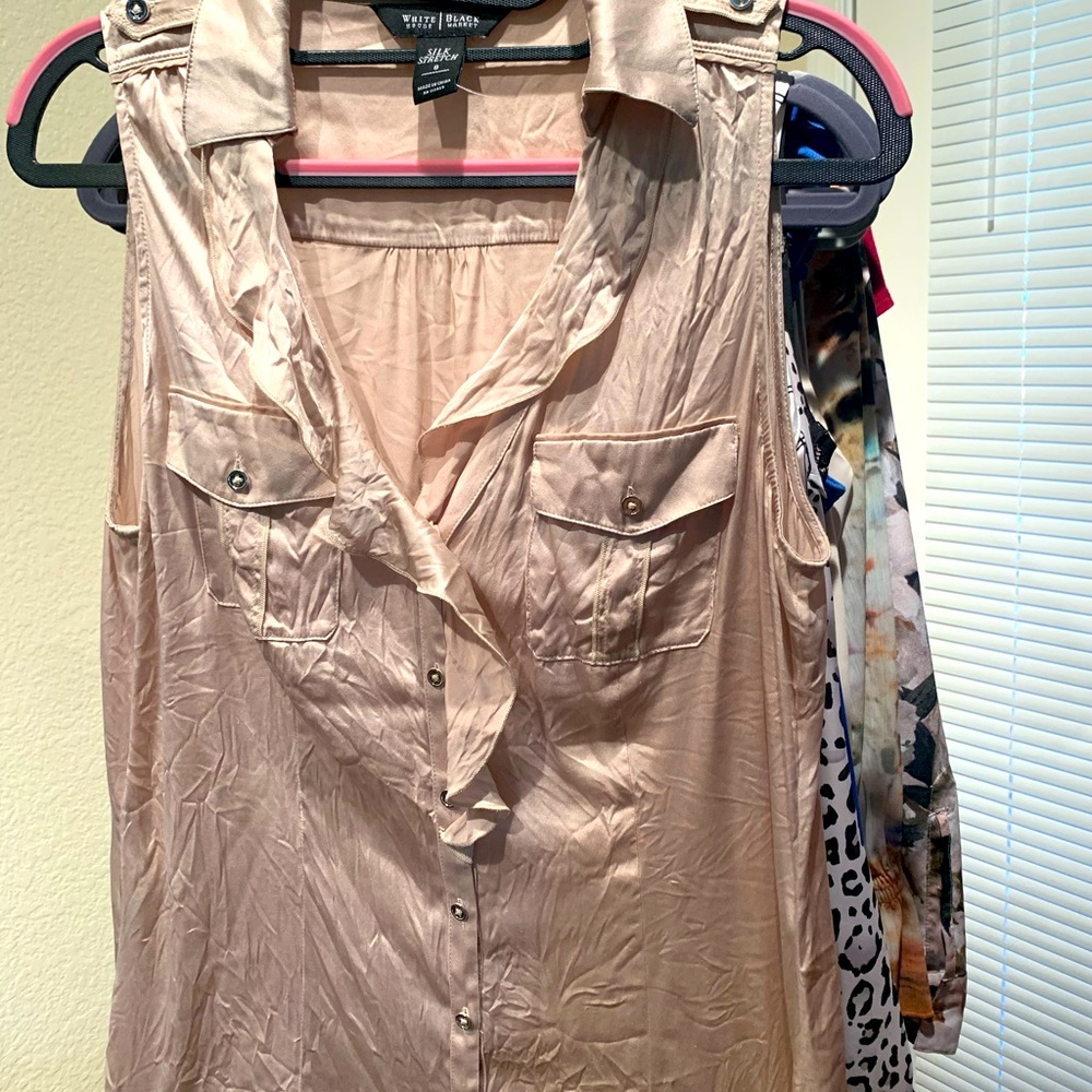 Stretch Silk WHBM Great Condition, Needs Pressed